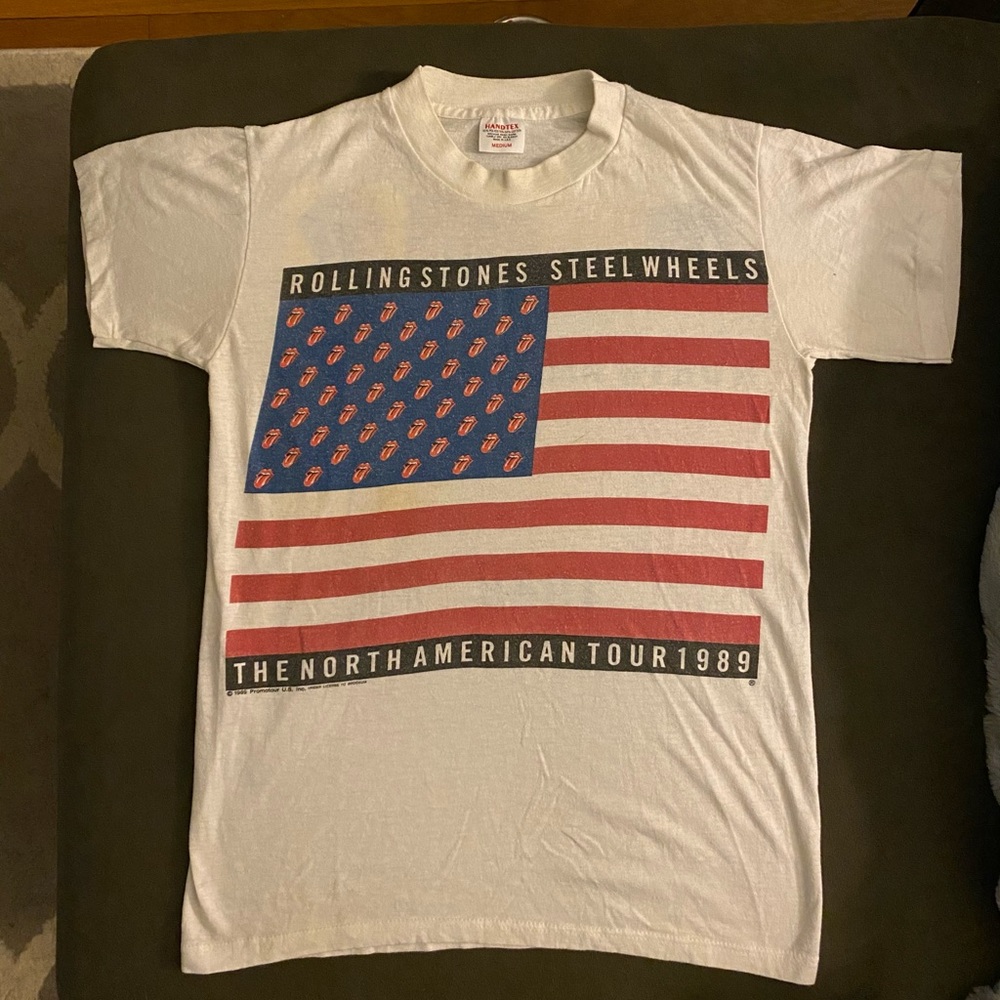 VINTAGE 1989 Rolling Stones Tshirt